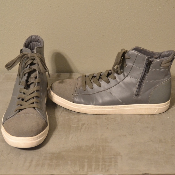 mens grey high tops